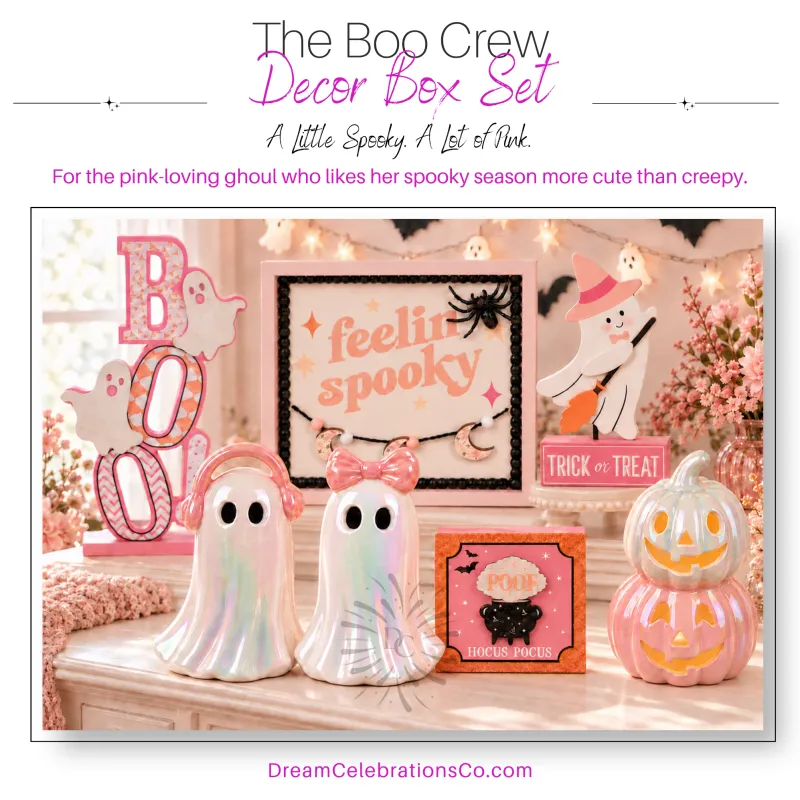 The Boo Crew Decor Set