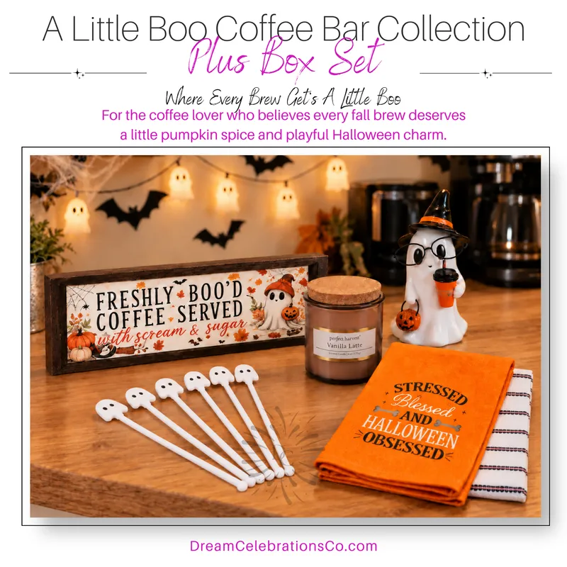 A Little Boo Coffee Bar Plus Set