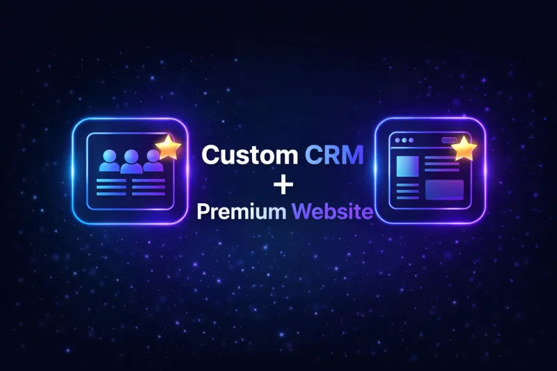 Custom CRM + Premium Website