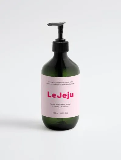 Lejeju Hand & Body Wash, Ginger & Smoky Cardamom