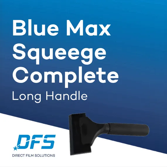 Blue Max Squeegee Complete - Long Handle