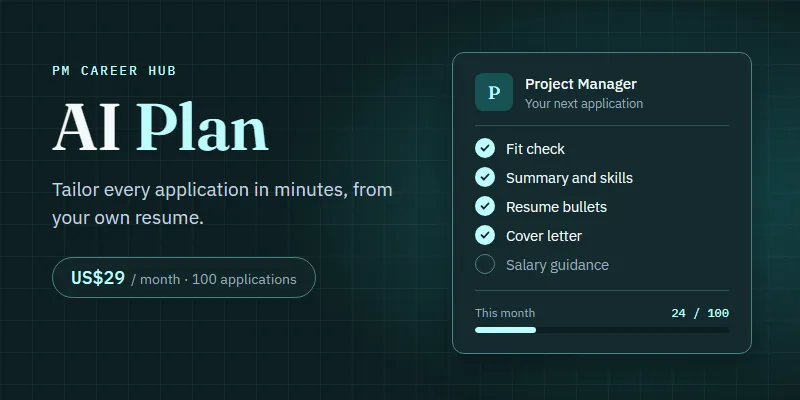 PM Career Hub - AI Plan
