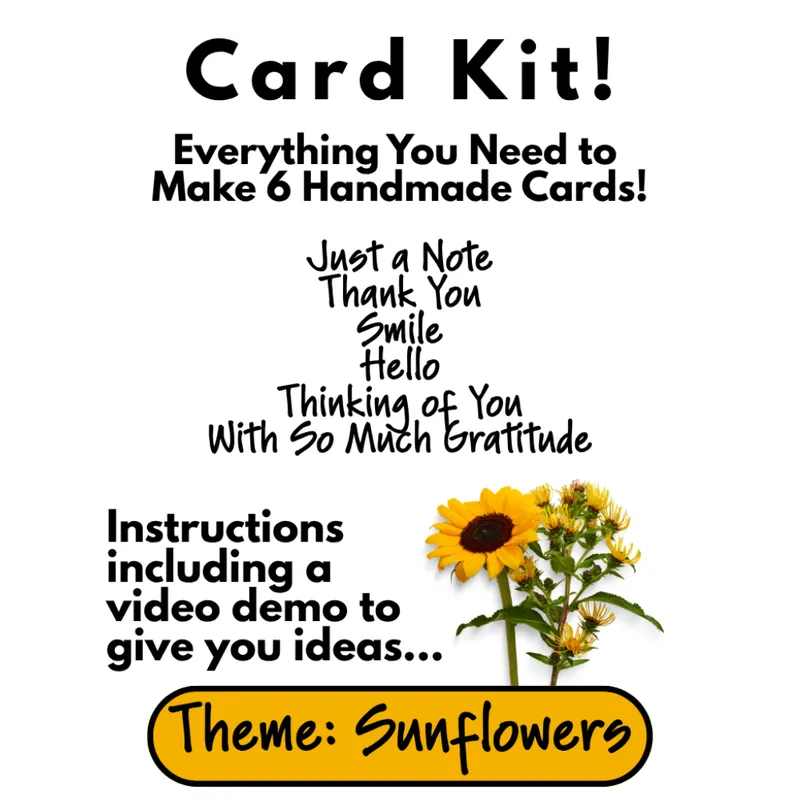 Card Kit - Sunflower