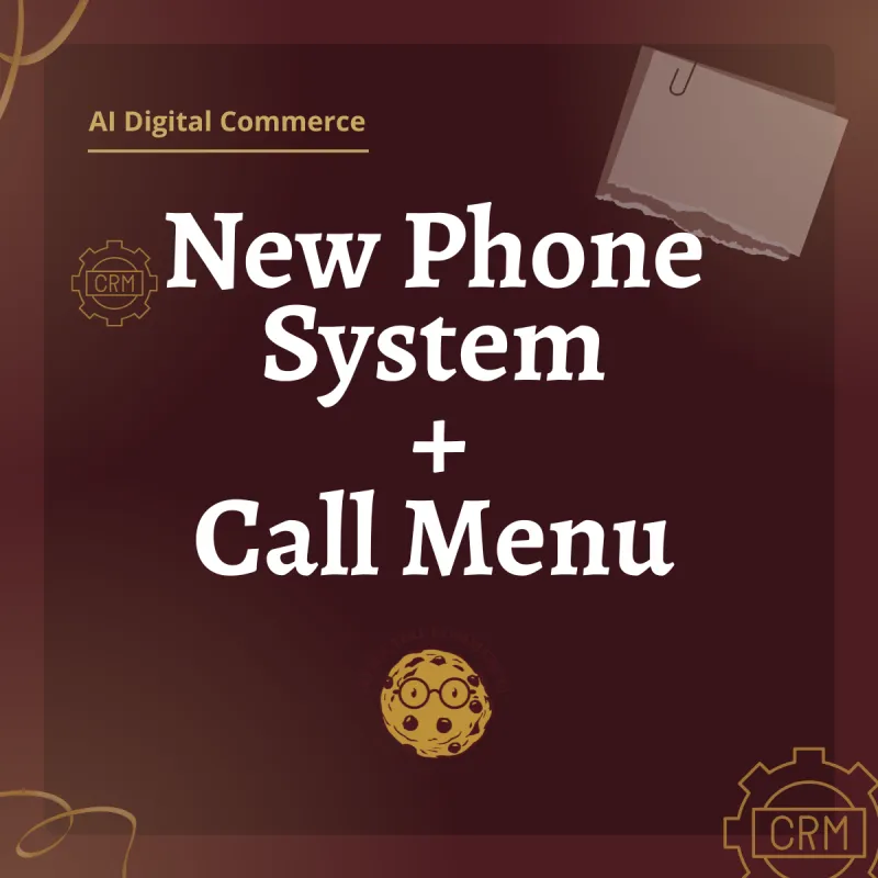 New Phone System + Call Menu