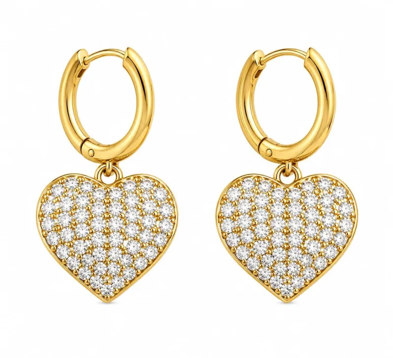 Aretes Cora Aperlados