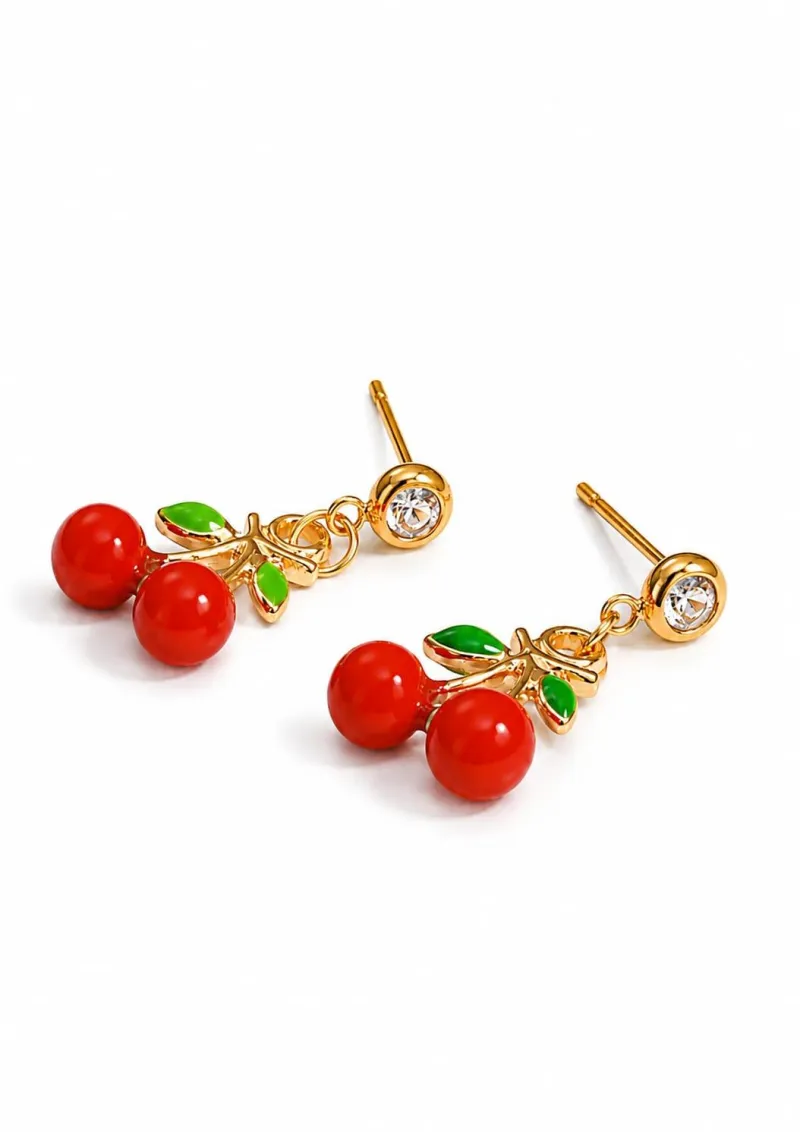 Aretes Cereza