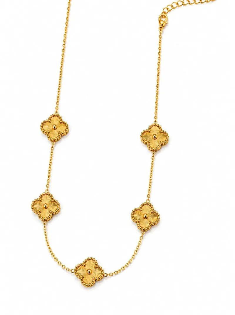 Collar Van Cleef 5 Flores