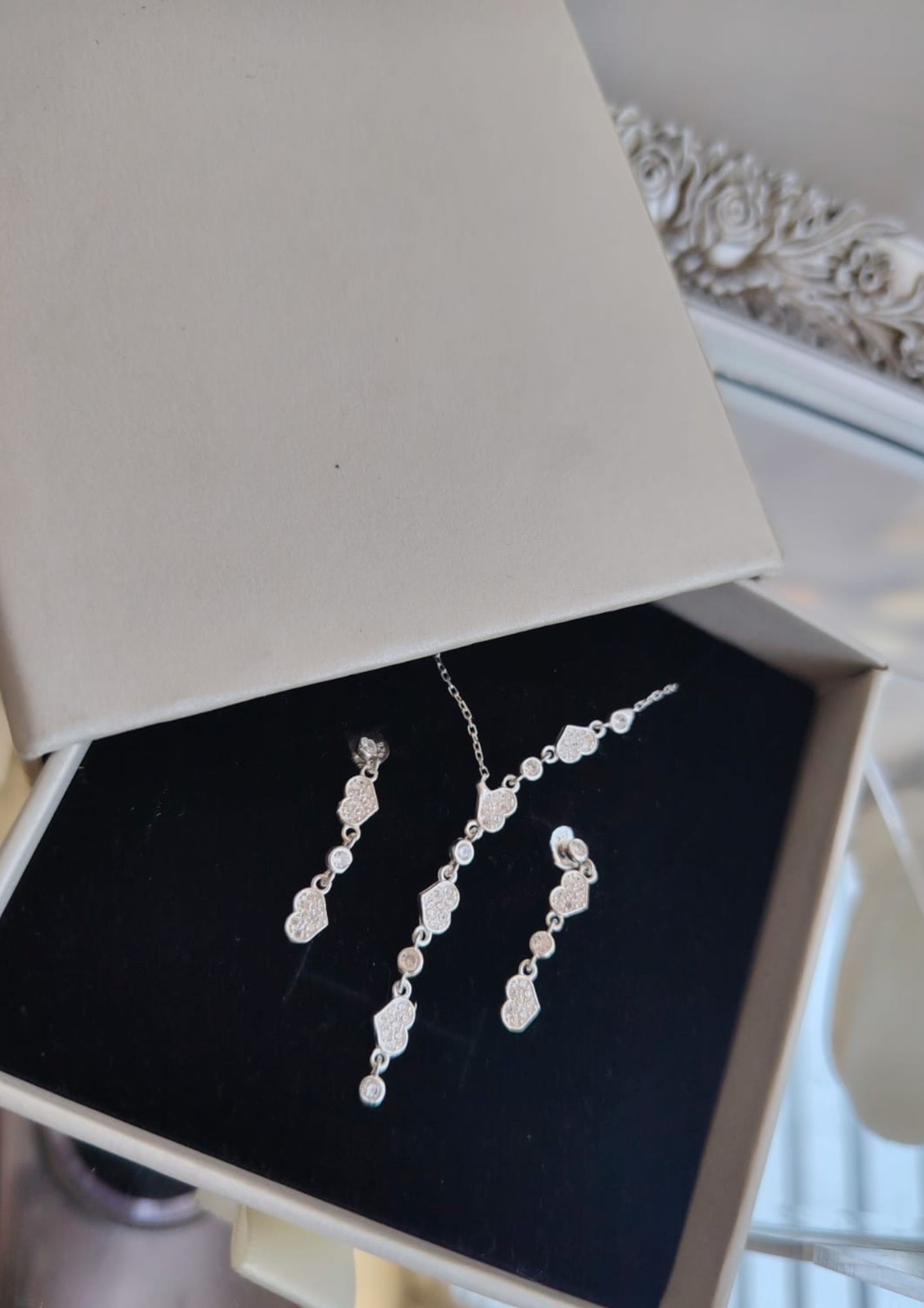 Set Corazón - Plata Italiana 925 