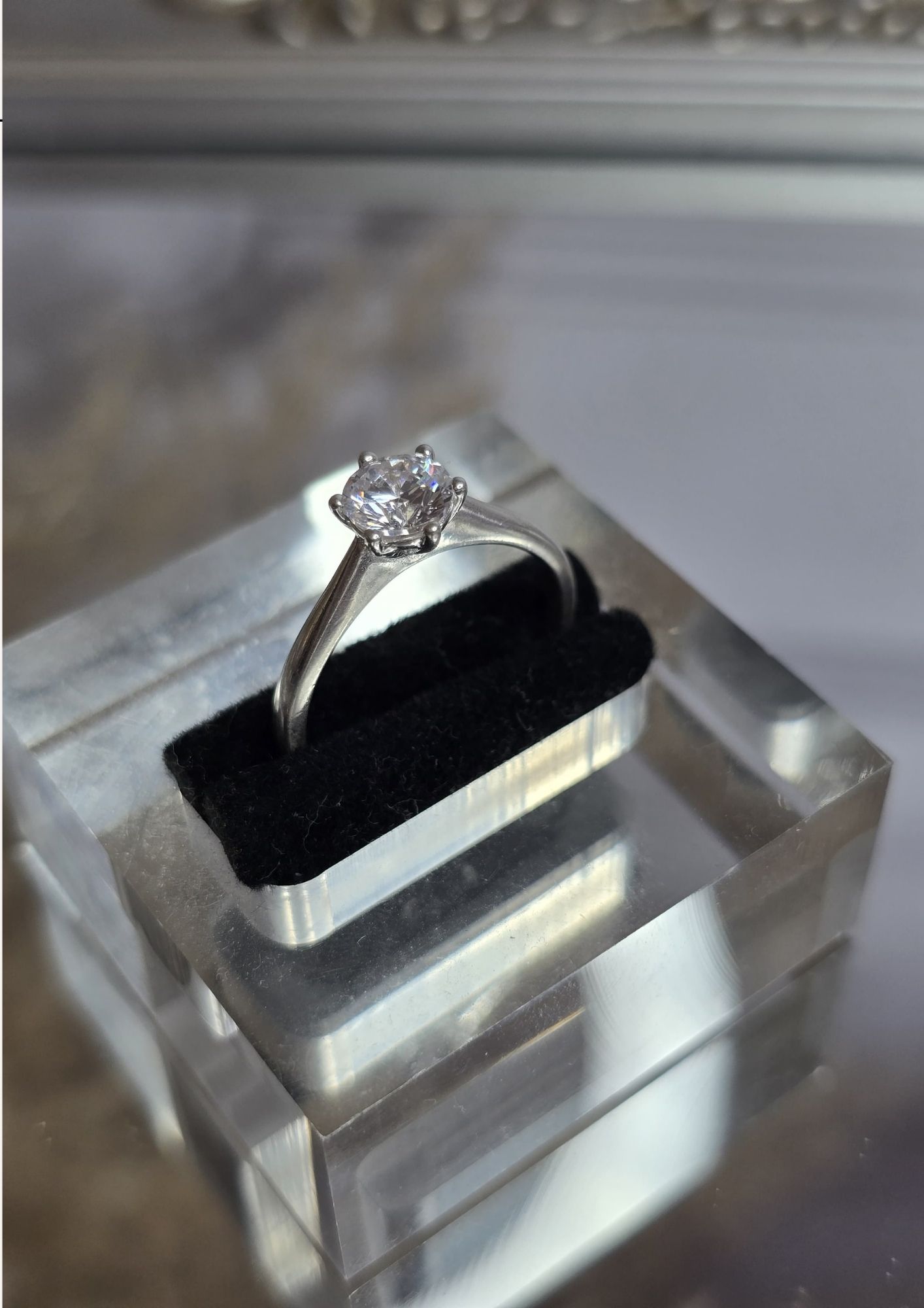Anillo Promesa Tradicional -Plata Italiana -Mayorista