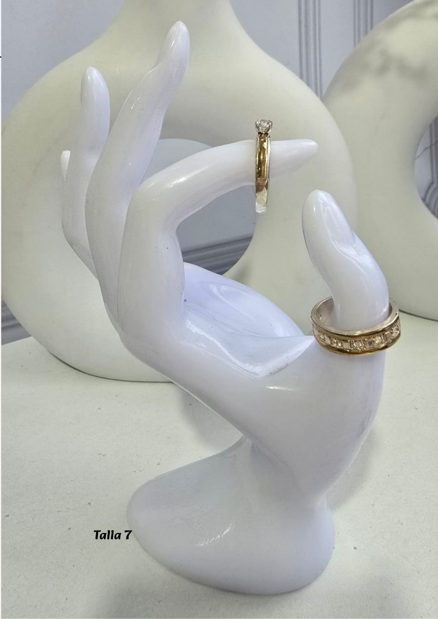 Anillo de compromiso Destino (Talla 7) - Plata Italiana 925