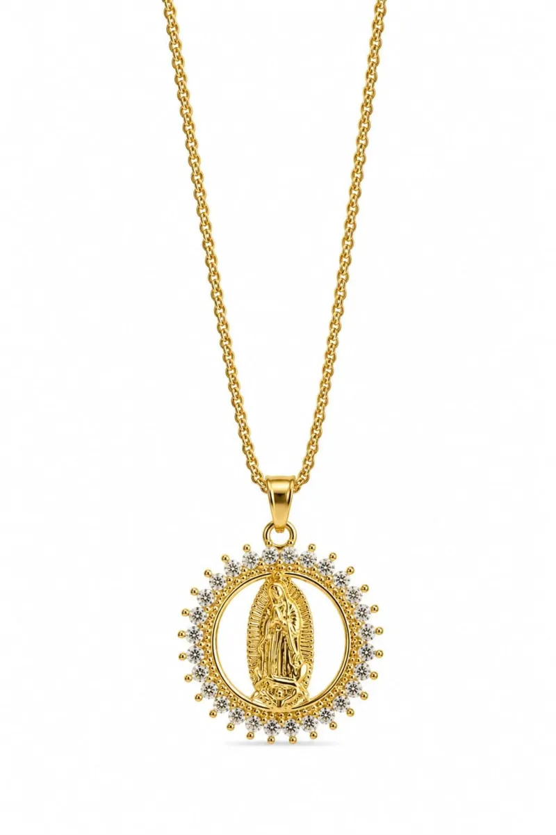 Collar Guadalupe Brillante