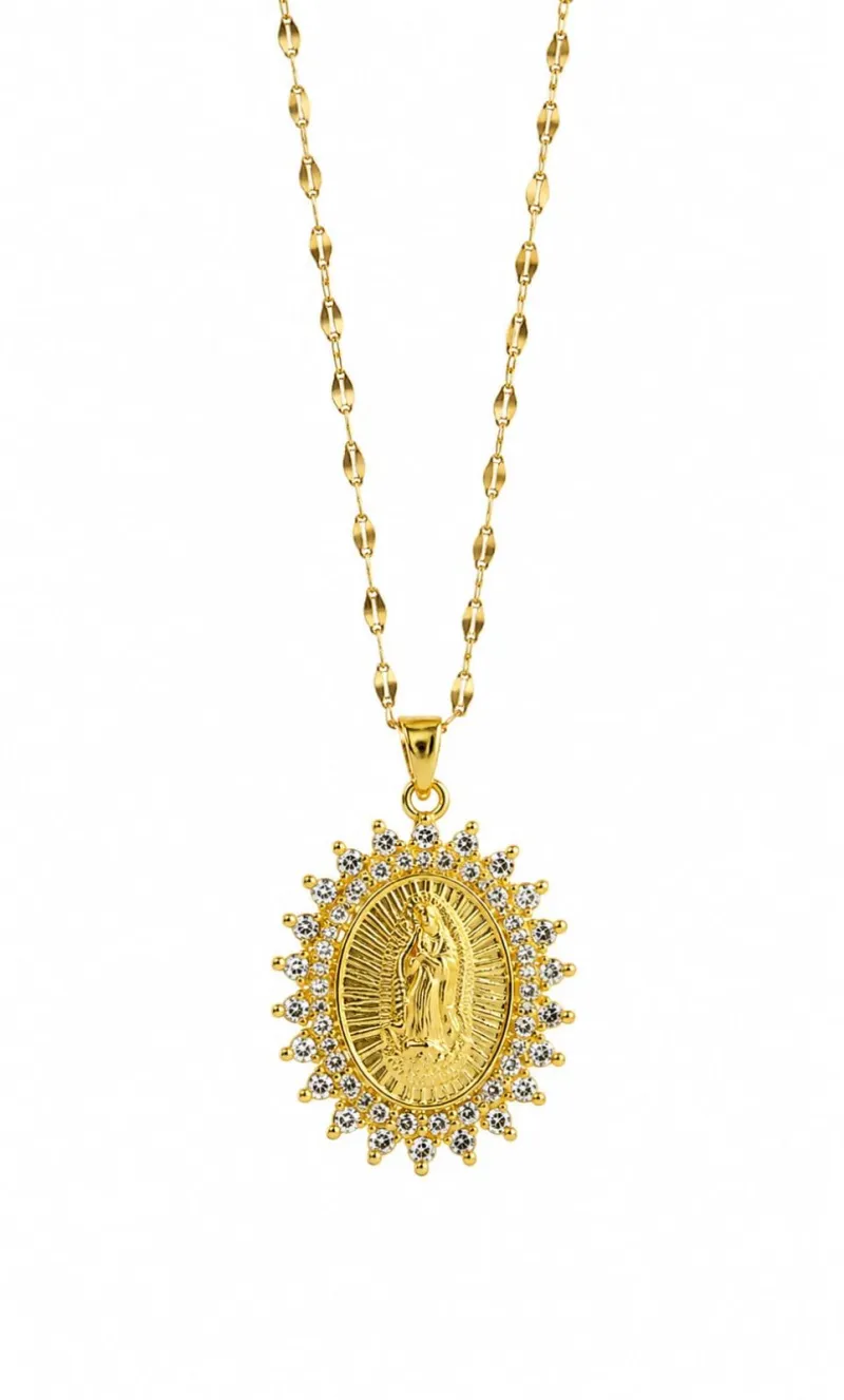  Collar Virgen Radiante - mayorista 