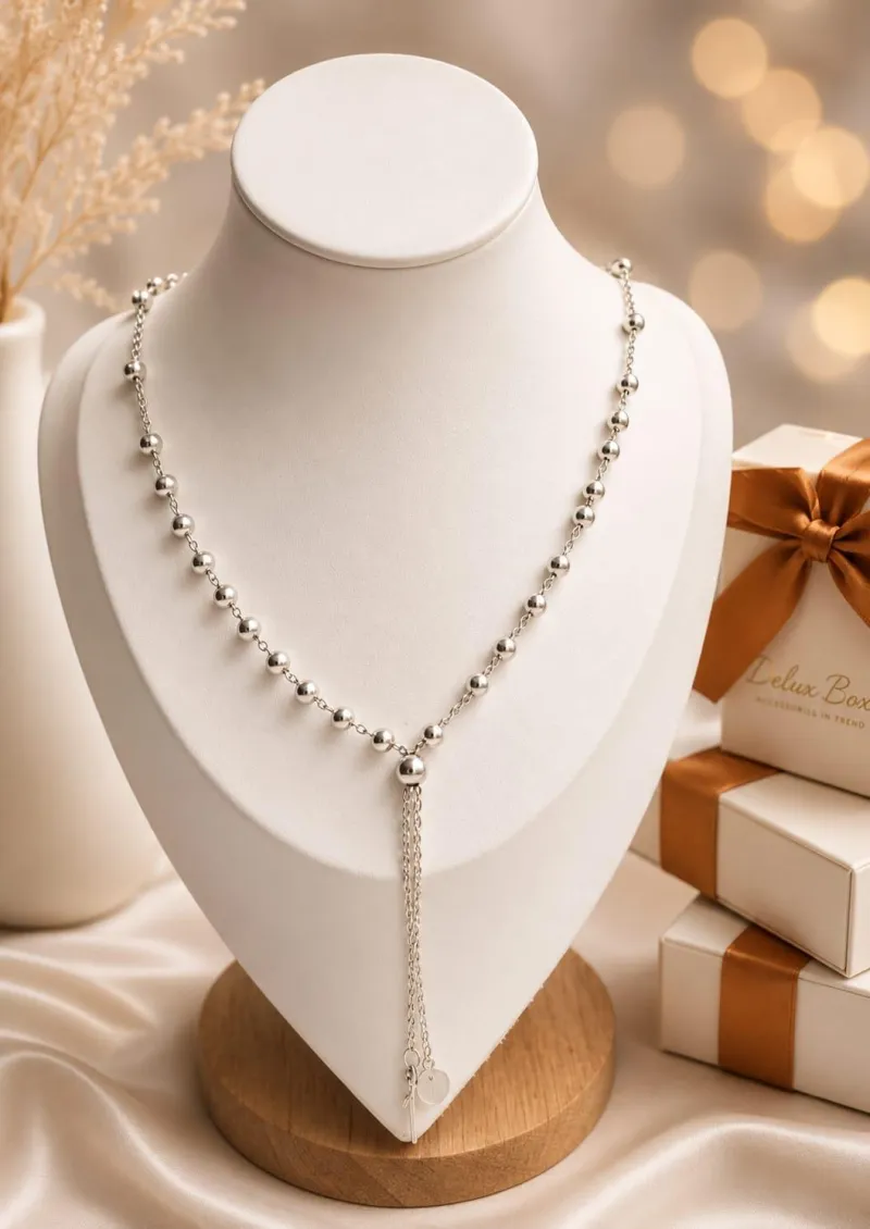 Collar Rosario - Plata Italiana 925