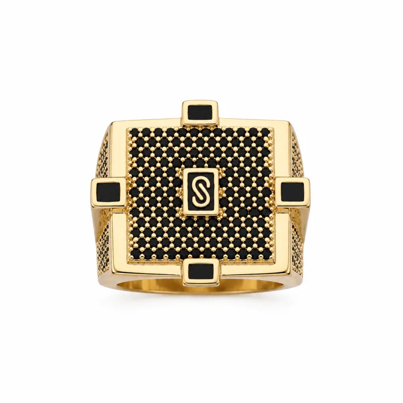 Anillo Mónaco Marco Negro