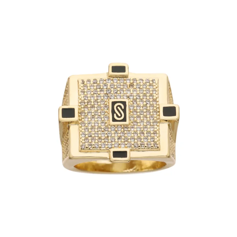 Anillo Mónaco Marco Pavé