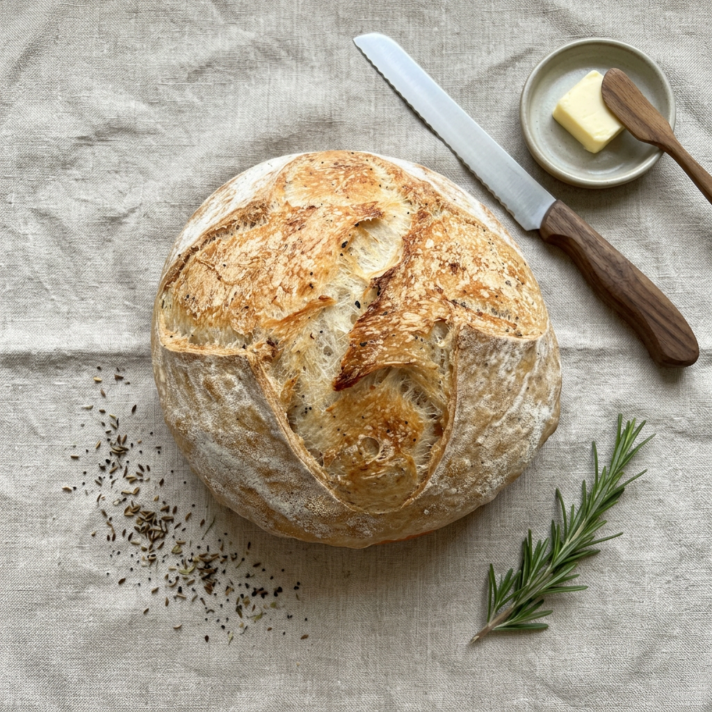 Everything Bagel Seasoned Sourdough Loaf
