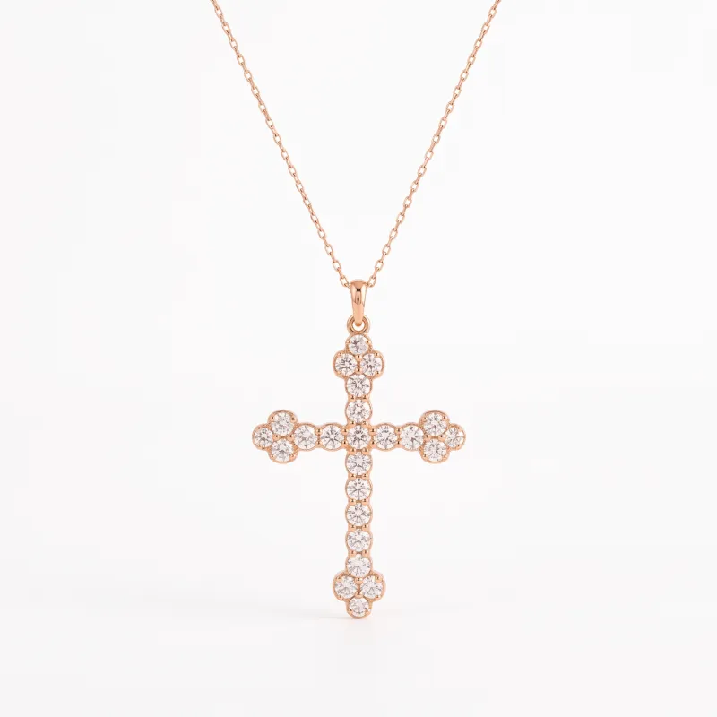 14k Cross Pendant 