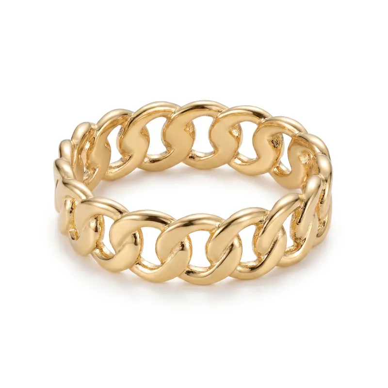 14k Miami Cuban Ring