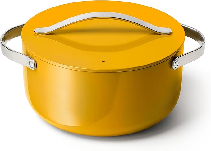 Caraway Nonstick Ceramic Dutch Oven 6.5 Qt – Non Toxic Oven Safe Pot
