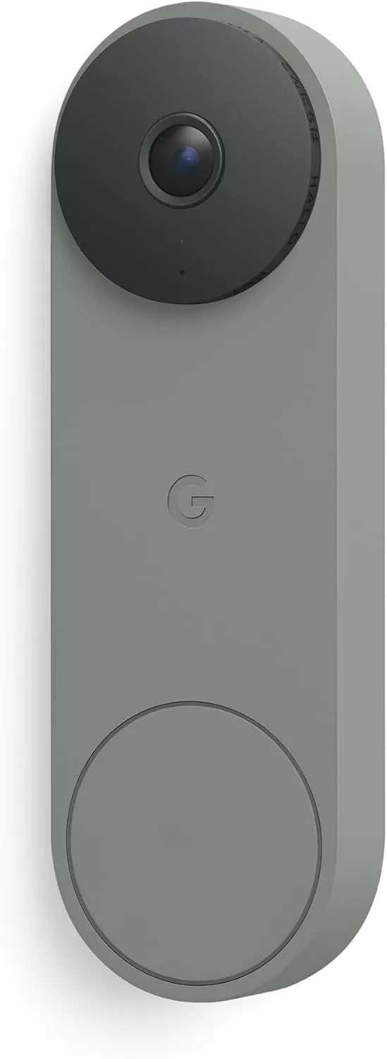 Google Nest Doorbell (Wired, 3rd Gen) 2K HDR with Gemini – 2025 Model