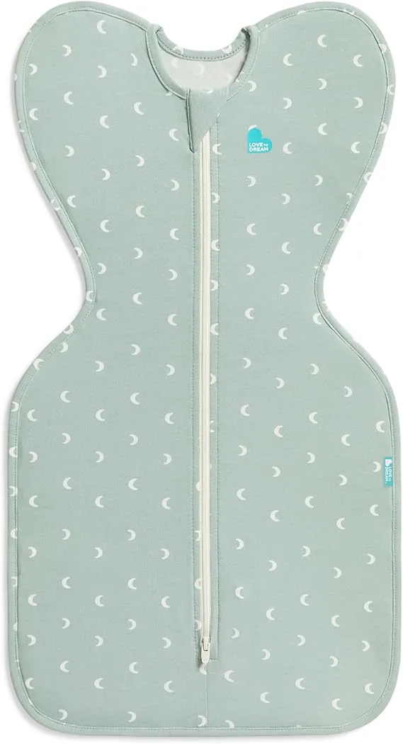 Love to Dream Swaddle UP 1.0 TOG Baby Sleep Sack – Arms Up Newborn Swaddle with Two-Way Zipper
