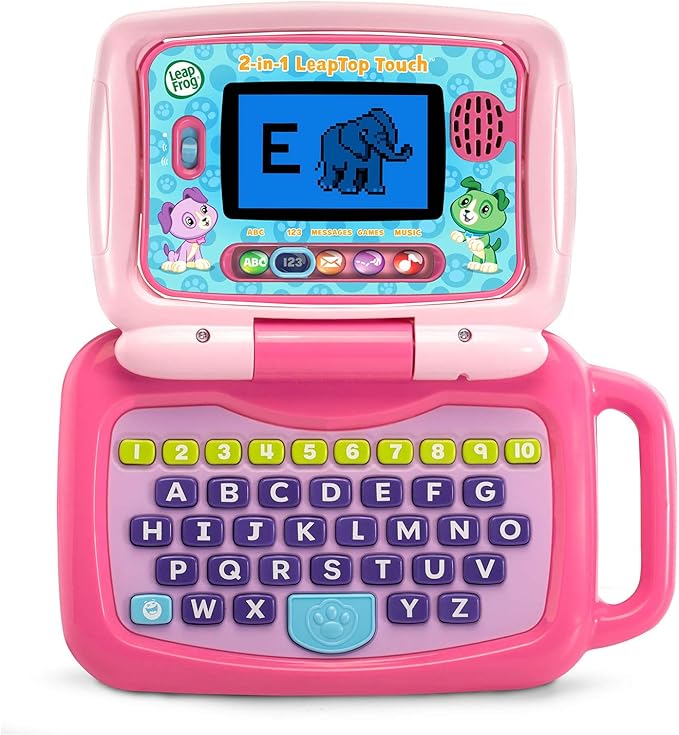 LeapFrog 2-in-1 LeapTop Touch Learning Laptop & Tablet for Kids Ages 2–5