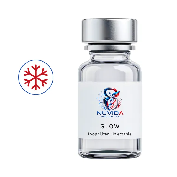 GLOW (BPC-157 / GHK-CU / TB-500)10mg/50mg/10mg/mL (3mL) - Lyophilized