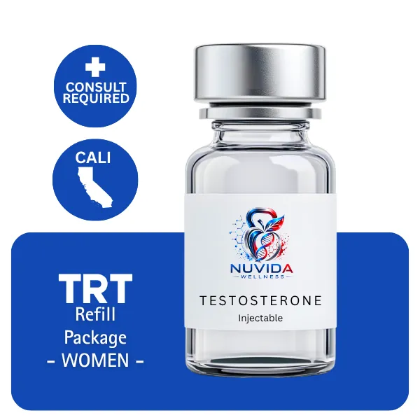 TRT CALI Women's Refill Package (Cypionate 200mg/mL 10mL)