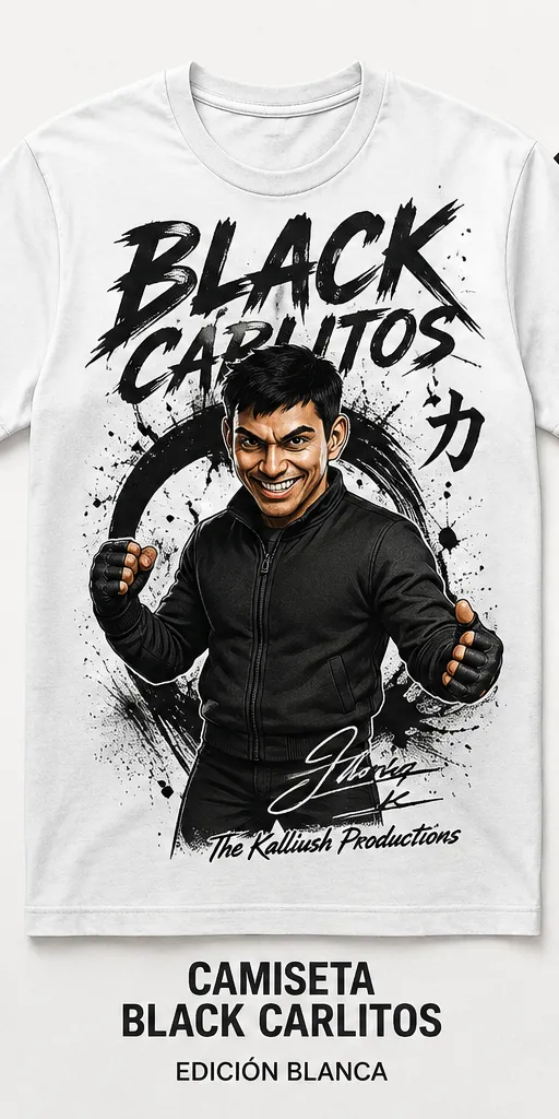 016-6-1W. Signature Series. Black Carlitos. White.