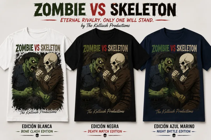 002-2-2 Zombie vs Skeleton. Eternal Rivaly Collection.