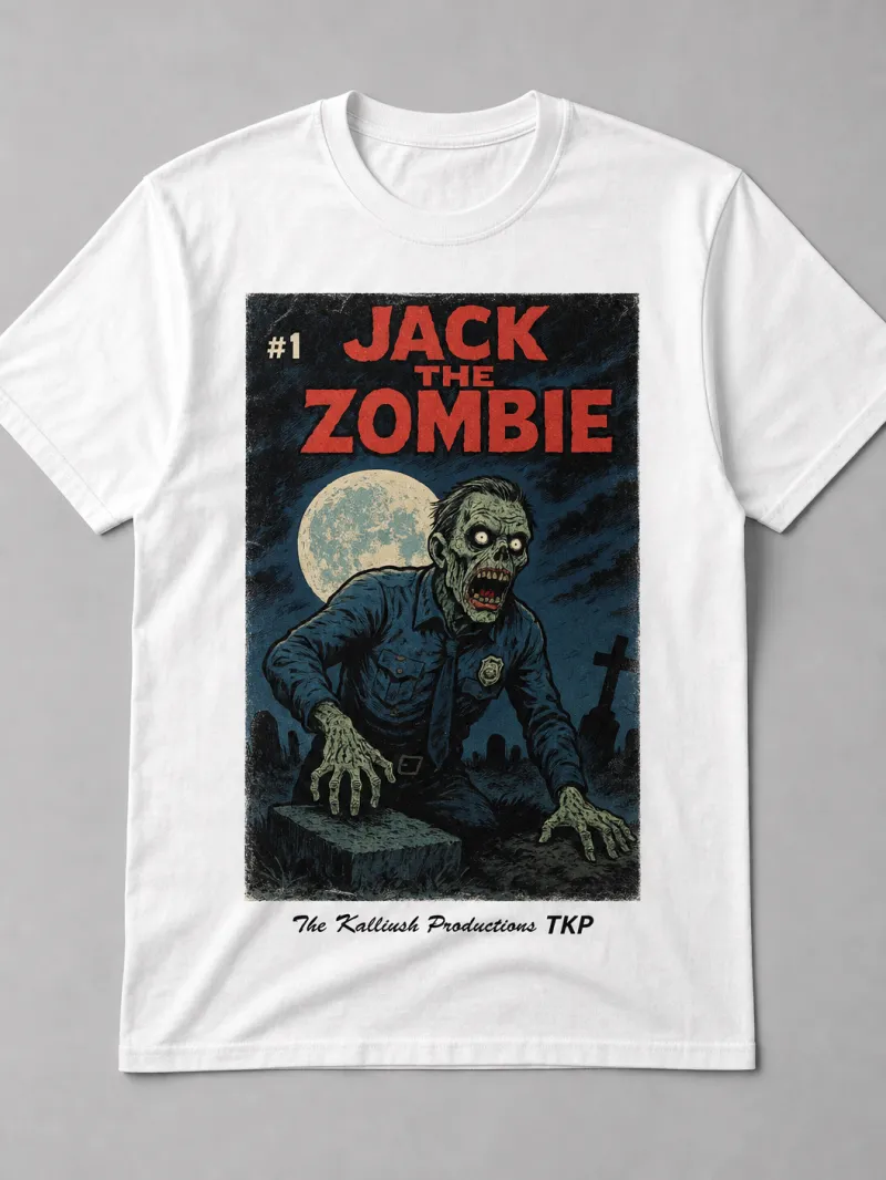 005-14W. Jack The Zombie. Saliendo de su tumba. Blanca.