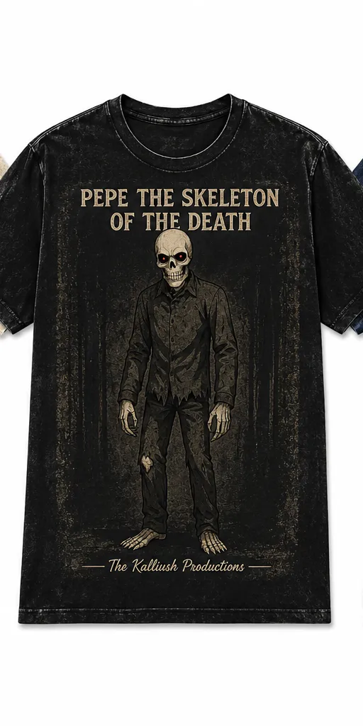 009-4-3B. Pepe Skeletton Coleccion Black Vintage.