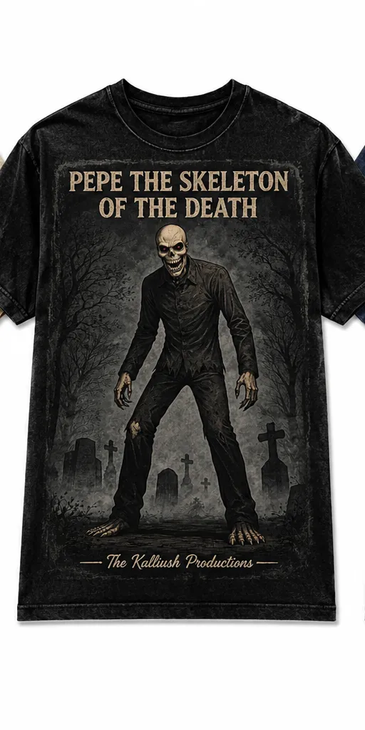 010-5-3B. Pepe rise from the grave collection. Black.