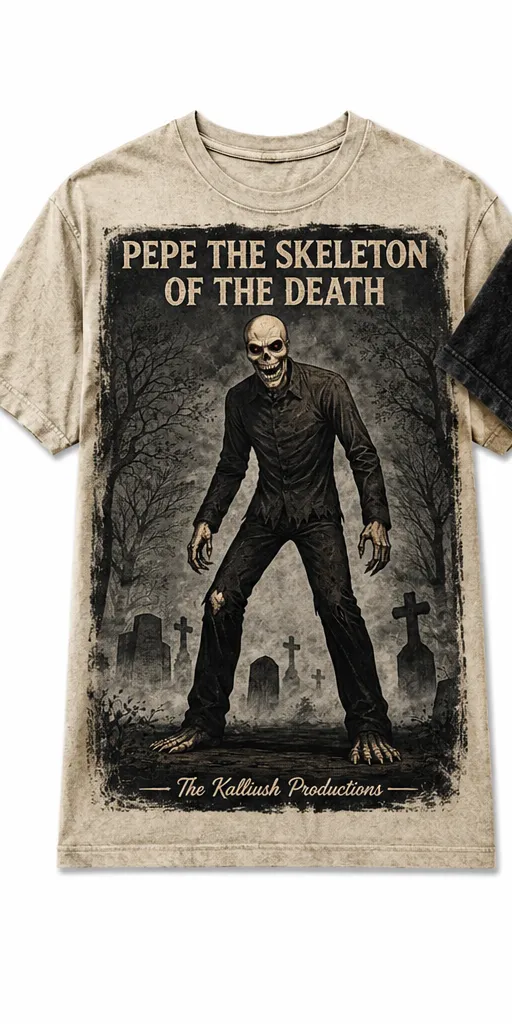 010-5-1W. Pepe rise from the grave collection. White.