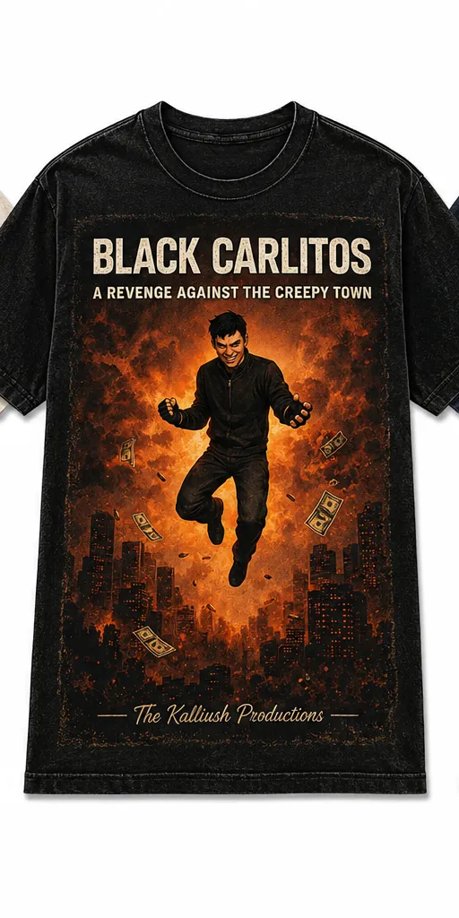 012-2-3B. Revenge Mode. Black Carlitos. Black.