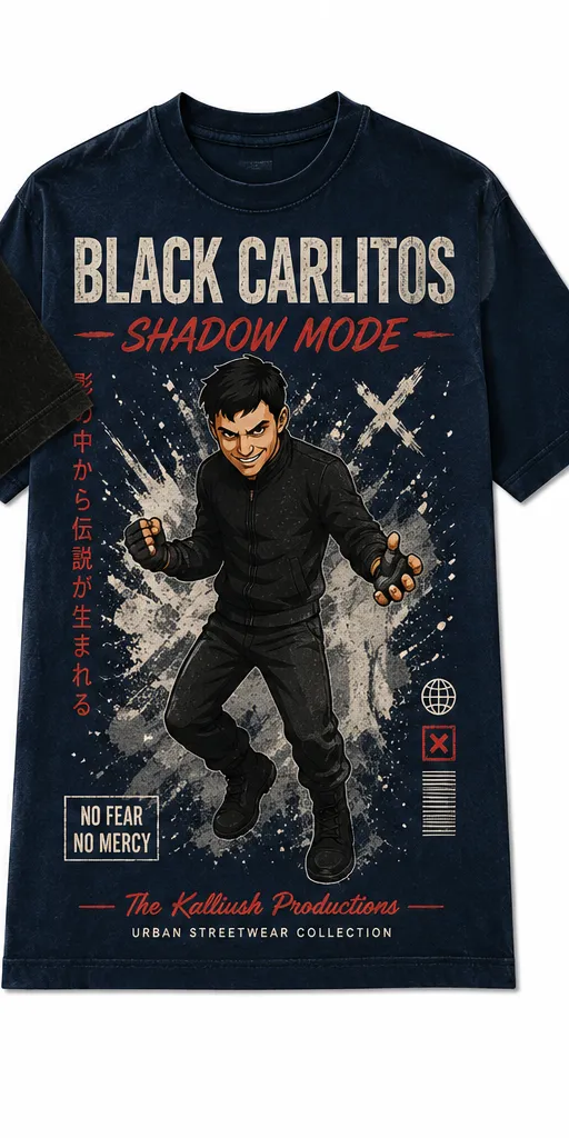 014-4-2N. Shadow Mode. Black Carlitos. Navy.