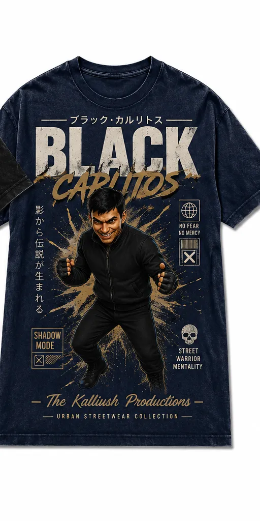 015-5-2N. Shadow Warrior. Black Carlitos. Navy.