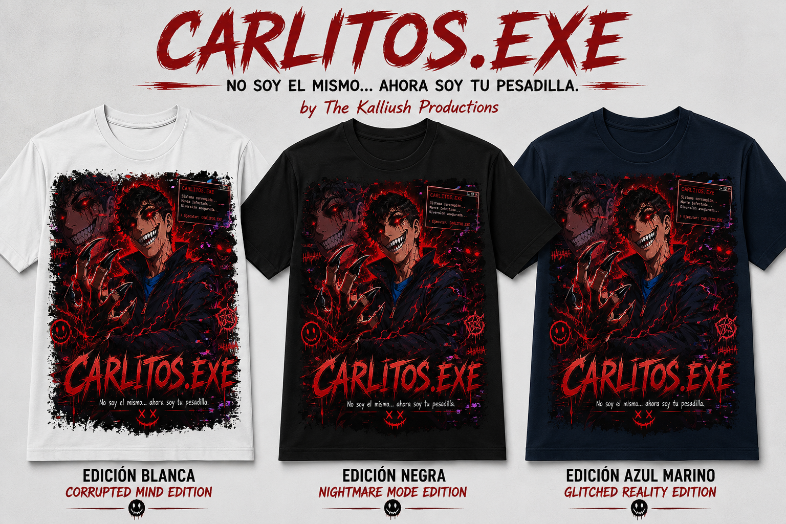 021-1 Carlitos.exe. No soy el mismo... ahora soy tu pesadilla