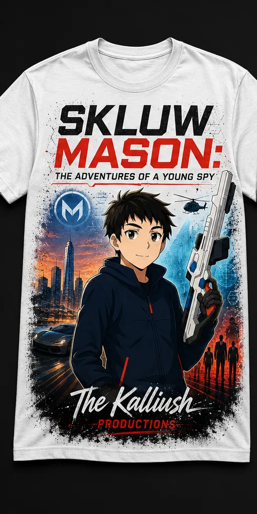 024-1-1W. Sklum Mason. The adventures of a young spy. Blanca.