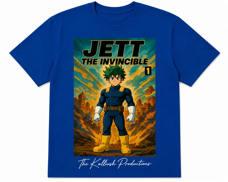 031-1-2N. Jett The Invencible. Personaje. Azul marino.