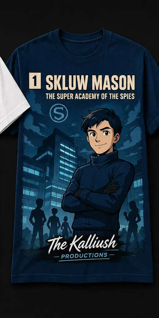 025-2-2N. Sklum Mason. The super academy of the spies. Azul marino..