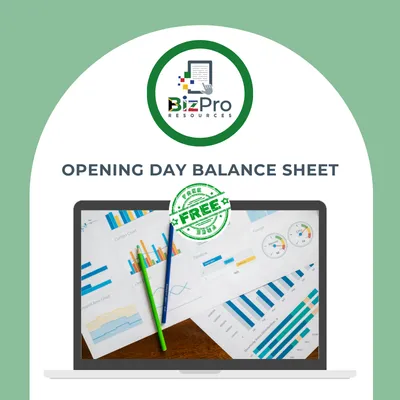 Opening Day Balance Sheet
