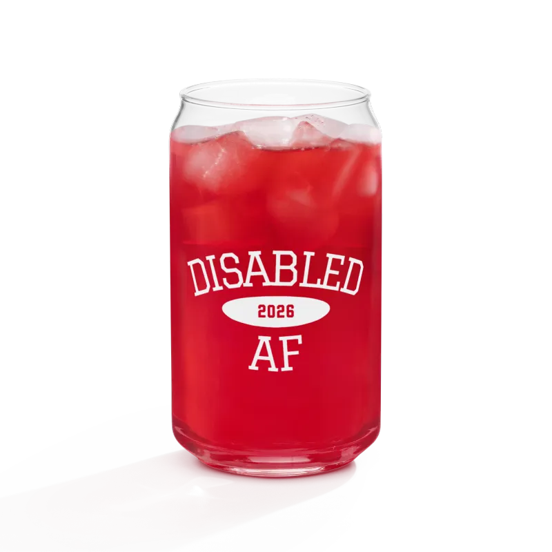 Disabled AF Can-shaped glass