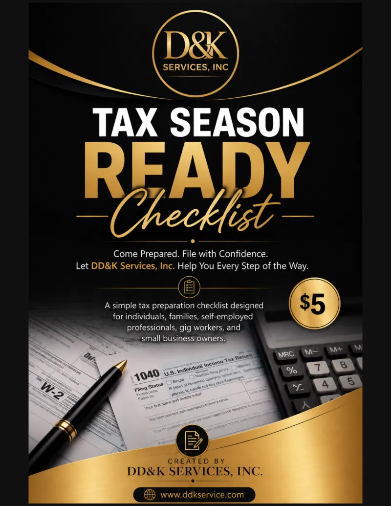 TAX SEASON READY CHECK LIST