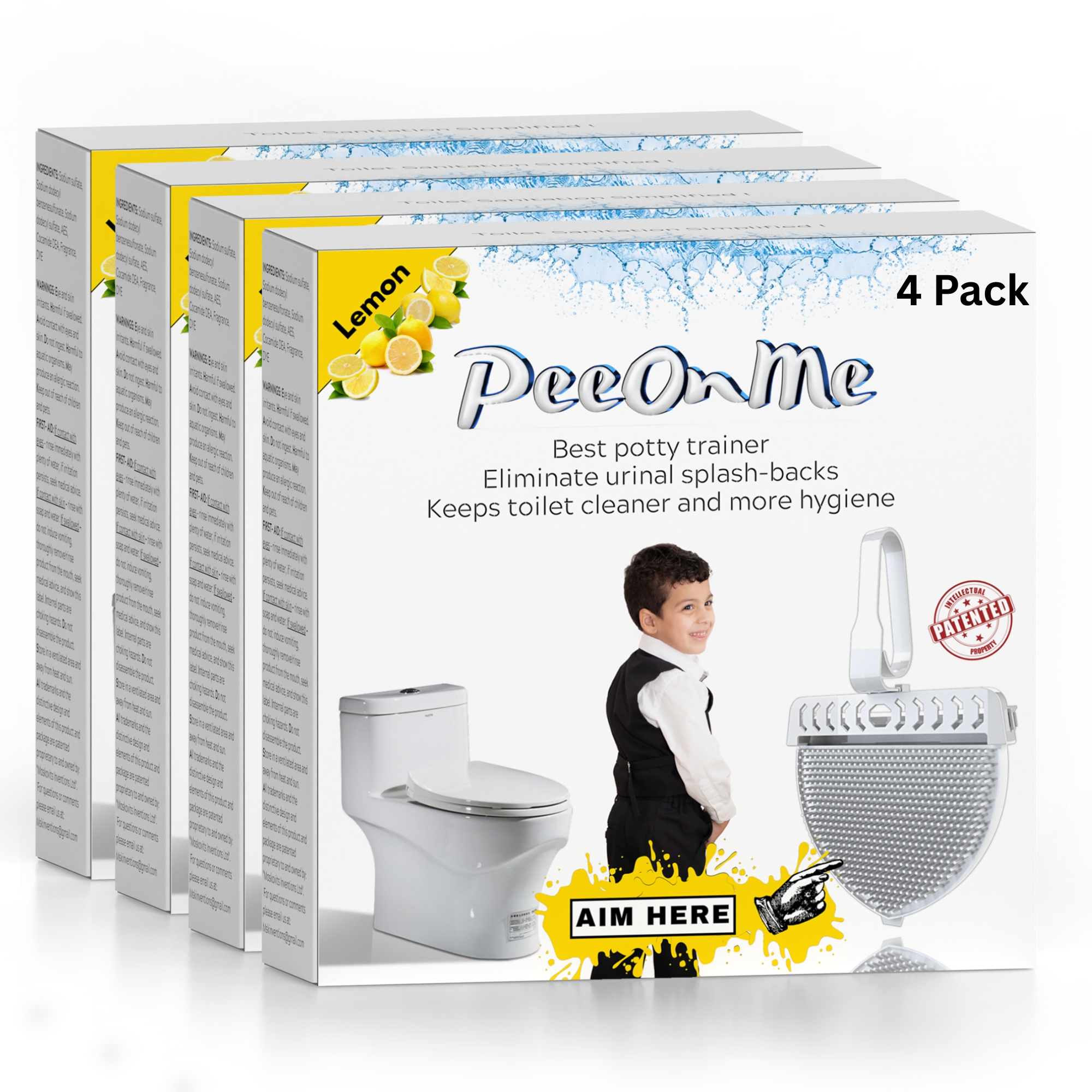 PeeOnMe Lemon - 4-Pack