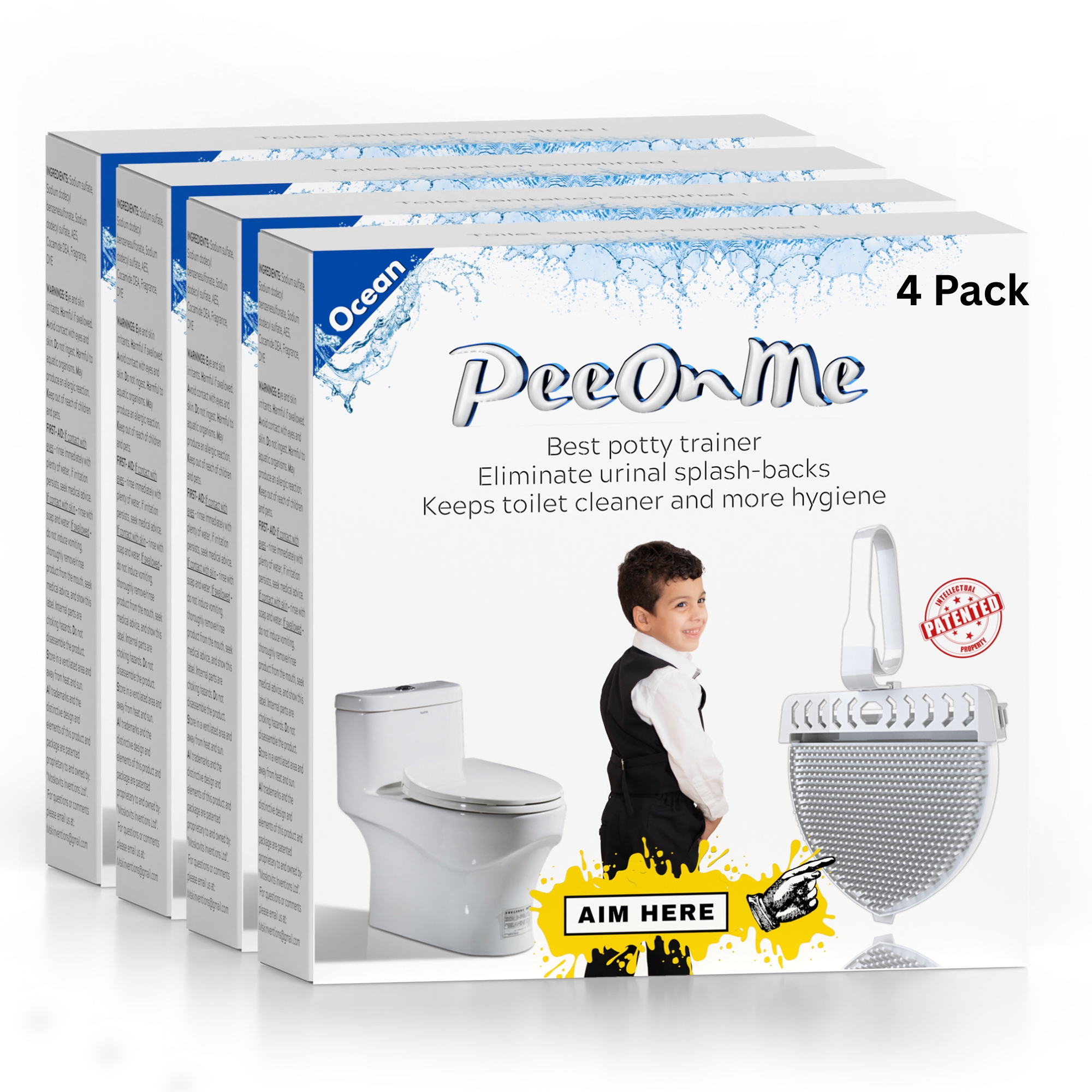 PeeOnMe Ocean - 4-Pack