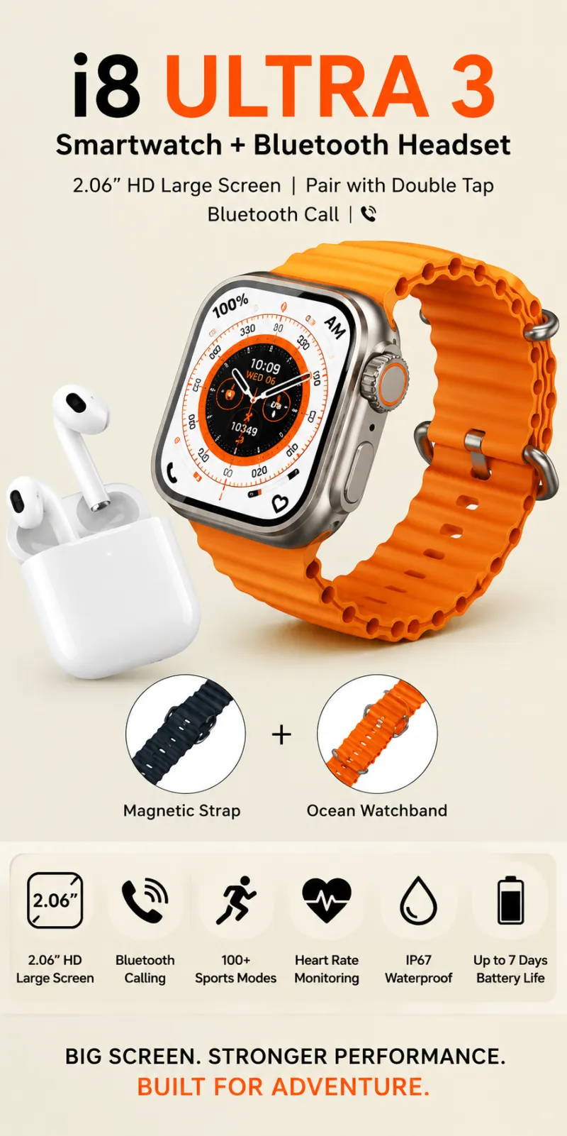 I8 Ultra 3 Smartwatch