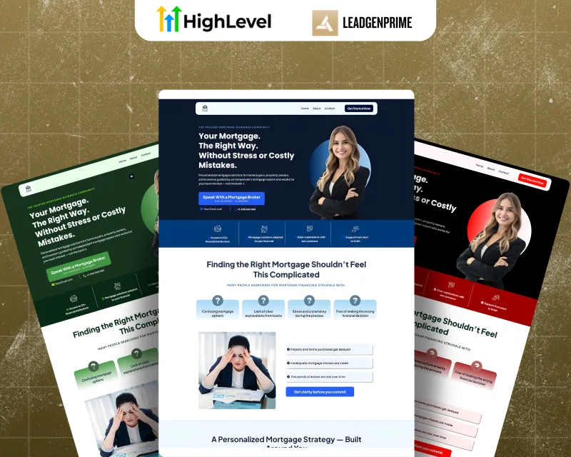 Mortgage Lead Generation Funnel Bundle