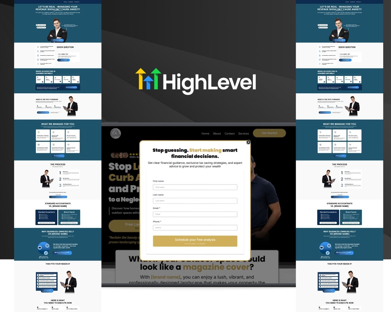 Tax Service Client Acquisition Funnel Bundle - Tael Themed