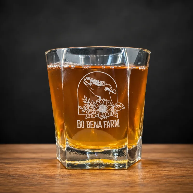 Engraved Whiskey Glass